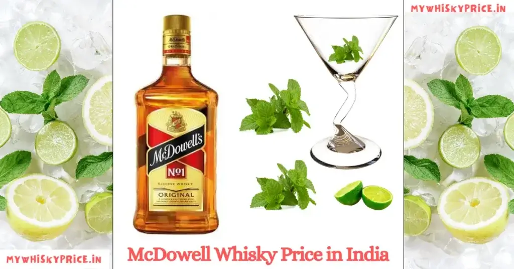 McDowell Whisky Price in India